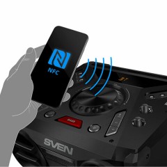 Колонка портативная SVEN PS-1900, 1000 Вт, TWS, Bluetooth, FM, USB, LED-дисплей, черная, SV-022037 Колонка портативная SVEN PS-1900, 1000 Вт, TWS, Bluetooth, FM, USB, LED-дисплей, черная, SV-022037 - фото 13
