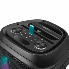Колонка портативная SVEN PS-800, 100 Вт, TWS, Bluetooth, FM, USB, microSD, LED-дисплей, черная, SV-021511 - фото 8