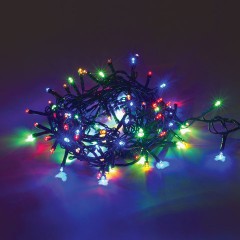 Электрогирлянда-нить комнатная "Стандарт" 5 м, 100 LED, мультицветная, 220 V, контроллер, ЗОЛОТАЯ СКАЗКА, 591099 Электрогирлянда-нить комнатная "Стандарт" 5 м, 100 LED, мультицветная, 220 V, контроллер, ЗОЛОТАЯ СКАЗКА, 591099 - фото 2