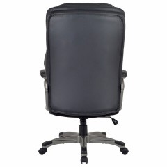 Кресло BRABIX PREMIUM "Regal EX-557", НАГРУЗКА до 150 кг, пружинный блок, экокожа, черный, 532945 Кресло BRABIX PREMIUM "Regal EX-557", НАГРУЗКА до 150 кг, пружинный блок, экокожа, черный, 532945 - фото 4