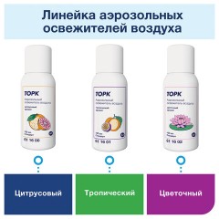 Сменный баллон 100 мл Tellus/TORK (Система АF1) СТАНДАРТ, тропический аромат, 611601 - фото 5