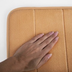 Комплект ковриков MEMORY EFFECT для ванной 50х80 см и туалета 40х60 см, персиковый, LAIMA HOME, 608447 Комплект ковриков MEMORY EFFECT для ванной 50х80 см и туалета 40х60 см, персиковый, LAIMA HOME, 608447 - фото 9