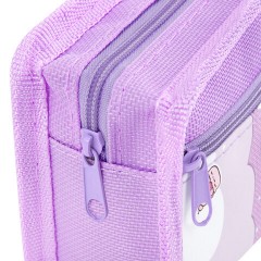 Пенал ЮНЛАНДИЯ ЮНИОР, 2 отделения, полиэстер, "Purple clouds", 21х8х6 см, 273810 Пенал ЮНЛАНДИЯ ЮНИОР, 2 отделения, полиэстер, "Purple clouds", 21х8х6 см, 273810 - фото 4