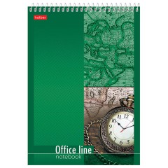 Блокнот А5 145х205 мм, 60 л., спираль, картон, жесткая подложка, клетка, HATBER, "Office Line", 004824, 60Б5В1сп Блокнот А5 145х205 мм, 60 л., спираль, картон, жесткая подложка, клетка, HATBER, "Office Line", 004824, 60Б5В1сп - фото 3