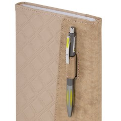 Ежедневник недатированный А5 145х215 мм, BRAUBERG "Stitch", под кожу, магнит, 160 л., бежевый, 116590 Ежедневник недатированный А5 145х215 мм, BRAUBERG "Stitch", под кожу, магнит, 160 л., бежевый, 116590 - фото 7