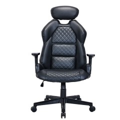 Кресло BRABIX PREMIUM "Tokyo EX-595", регулируемый подголовник, рециклированная кожа, черное, 532975 - фото 3