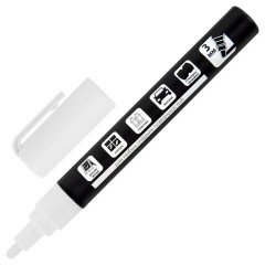 Маркер меловой CHALK LIQUID MARKER, БЕЛЫЙ, 3 мм, стираемый, BRAUBERG "CHALK", 152585 - фото 4