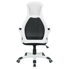 Кресло офисное BRABIX PREMIUM "Genesis EX-517", пластик белый, ткань/экокожа/сетка черная, 531573 Кресло офисное BRABIX PREMIUM "Genesis EX-517", пластик белый, ткань/экокожа/сетка черная, 531573 - фото 5