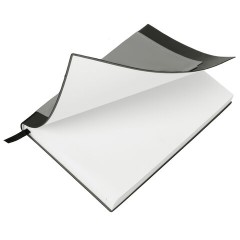 Ежедневник в наборе с ручкой А5, 144x210 мм, BRAUBERG "Style" под кожу, 160 листов, черный, 116860 - фото 5