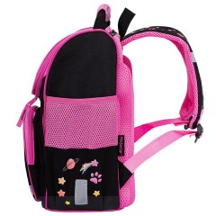 Ранец ПИФАГОР BASIC, 1 отделение, 3 кармана, эргономичная спинка, "Dark kitten", 35х28х18 см, 273134 Ранец ПИФАГОР BASIC, 1 отделение, 3 кармана, эргономичная спинка, "Dark kitten", 35х28х18 см, 273134 - фото 3