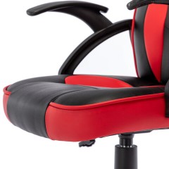 Кресло компьютерное BRABIX "Shark GM-203", экокожа, черное/красное, 532512 Кресло компьютерное BRABIX "Shark GM-203", экокожа, черное/красное, 532512 - фото 11