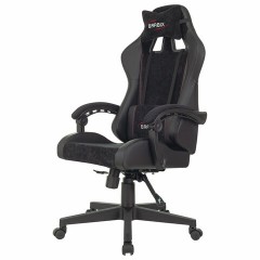 Кресло компьютерное BRABIX "Striker GM-121", синхромеханизм, 2 подушки, экокожа/велюр, черное, 532962 Кресло компьютерное BRABIX "Striker GM-121", синхромеханизм, 2 подушки, экокожа/велюр, черное, 532962 - фото 8