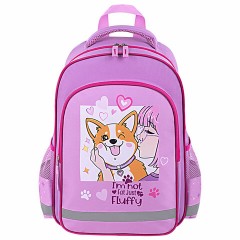 Рюкзак ПИФАГОР SCHOOL, 1 отделение, 3 кармана, "Fluffy akita", 38x28х14 см, 272084 Рюкзак ПИФАГОР SCHOOL, 1 отделение, 3 кармана, "Fluffy akita", 38x28х14 см, 272084 - фото 2