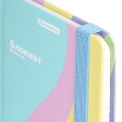 Блокнот с резинкой в клетку 96 л., МАЛЫЙ ФОРМАТ А6, 109х148 мм, BRAUBERG, кросс-серия "PASTEL", 117019 Блокнот с резинкой в клетку 96 л., МАЛЫЙ ФОРМАТ А6, 109х148 мм, BRAUBERG, кросс-серия "PASTEL", 117019 - фото 4