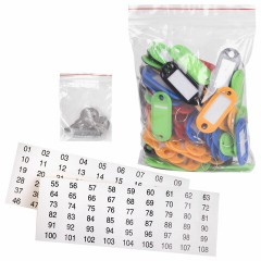 Шкафчик (Ключница) на 90 ключей BRAUBERG, 300х240х80 мм, с замком, +90 брелоков, серый, 290339 Шкафчик (Ключница) на 90 ключей BRAUBERG, 300х240х80 мм, с замком, +90 брелоков, серый, 290339 - фото 8