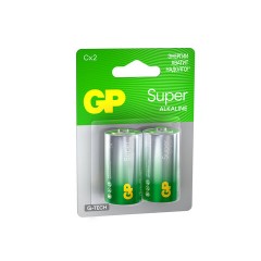 Батарейка GP Super C/LR14/14A 14A-2CR2/24AA21-2CRSBC2 алкалин. бл/2шт Батарейка GP Super C/LR14/14A 14A-2CR2/24AA21-2CRSBC2 алкалин. бл/2шт - фото 2
