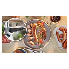 Мясорубка BOSCH MFWS420W, мощность 1900 Вт, производительность 2,5 кг/мин, металлический шнек, реверс - фото 10