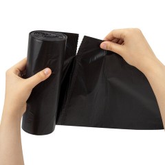 Мешки для мусора 240 л, черные, в рулоне 10 штук, прочные, ПВД 40 мкм, 90x125 см, LAIMA, 702683 - фото 5