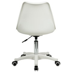 Кресло стул BRABIX "Eames MG-310 PL", пластик белый, экокожа белая, 532926 Кресло стул BRABIX "Eames MG-310 PL", пластик белый, экокожа белая, 532926 - фото 4