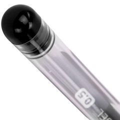 Ручка гелевая с грипом BRAUBERG "Fine Gel", ЧЕРНАЯ, игольчатый узел 0,5 мм, линия письма 0,35 мм, 141180 - фото 6