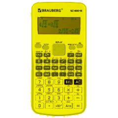 Калькулятор инженерный BRAUBERG SC-880-N, 417 функций, 10+2 разрядов, батарея, БЕЛЫЙ, 250526 - фото 2