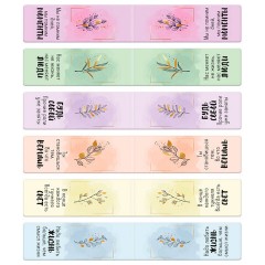 Закладки для книг МАГНИТНЫЕ, "АССОРТИ 5 ДИЗАЙНОВ ABSTRACTION", 6 штук, 60x20 мм, FUNSTER (ФАНСТЕР), 116653 - фото 9