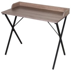 Стол на металлокаркасе BRABIX "LOFT CD-008", 900х500х780 мм, цвет морёный дуб, 641863 - фото 3