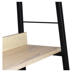 Стеллаж на металлокаркасе BRABIX "LOFT SH-003", 600х350х1500 мм, 5 полок, цвет дуб натуральный, 641236 - фото 8