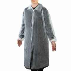 Халат одноразовый белый на липучках КОМПЛЕКТ 10 шт., XXL, 56-58 размер, 110 см, рукав на резинке, 30 г/м2, ОПТИТРЕЙД Халат одноразовый белый на липучках КОМПЛЕКТ 10 шт., XXL, 56-58 размер, 110 см, рукав на резинке, 30 г/м2, ОПТИТРЕЙД - фото 6