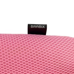 Кресло BRABIX "Fly MG-396W", с подлокотниками, пластик белый, сетка, розовое, 533008 Кресло BRABIX "Fly MG-396W", с подлокотниками, пластик белый, сетка, розовое, 533008 - фото 10