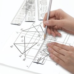 Линейки пластиковые 20 см справочные BRAUBERG, НАБОР 4 шт., для младших классов, пенал, 210895 - фото 6