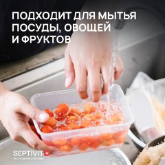 Средство для мытья посуды гипоаллергенное 5 л, SEPTIVIT "Без запаха", биоразлагаемый - фото 4