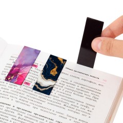 Закладки для книг МАГНИТНЫЕ, "АССОРТИ 5 ДИЗАЙНОВ ABSTRACTION", 6 штук, 60x20 мм, FUNSTER (ФАНСТЕР), 116653 - фото 11