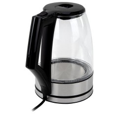 Чайник электрический SONNEN KT-1807, 1,8 л, 2200 Вт, термостойкое стекло, внутренняя подсветка синяя, нержавеющая сталь, 455140 - фото 6