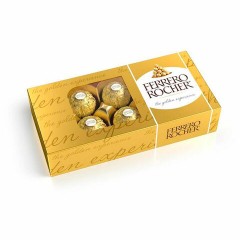 Конфеты шоколадные FERRERO "Rocher" с лесным орехом, 75 г, пенал, 09020СТ0000114 Конфеты шоколадные FERRERO "Rocher" с лесным орехом, 75 г, пенал, 09020СТ0000114 - фото 2