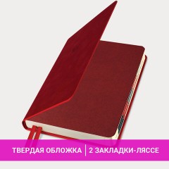 Ежедневник датированный 2026 B6 125х173 мм, GALANT "Vivid", под кожу, красный, 117413 - фото 15