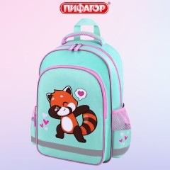 Рюкзак ПИФАГОР SCHOOL, 1 отделение, 3 кармана, "Red panda", 38x28х14 см, 272083 Рюкзак ПИФАГОР SCHOOL, 1 отделение, 3 кармана, "Red panda", 38x28х14 см, 272083 - фото 16