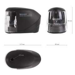 Точилка электрическая BRAUBERG "ORIGINAL", питание 220 В/4 батарейки АА, фрезерный механизм, 227565 Точилка электрическая BRAUBERG "ORIGINAL", питание 220 В/4 батарейки АА, фрезерный механизм, 227565 - фото 4
