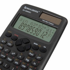 Калькулятор инженерный BRAUBERG SC-82MSС (165х84 мм), 240 функций, 10+2 разрядов, двойное питание, 271722 Калькулятор инженерный BRAUBERG SC-82MSС (165х84 мм), 240 функций, 10+2 разрядов, двойное питание, 271722 - фото 11