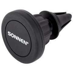 Держатель для телефона магнитный в авто на решетку вентиляции SONNEN, вращение 360°, 354923 Держатель для телефона магнитный в авто на решетку вентиляции SONNEN, вращение 360°, 354923 - фото 3