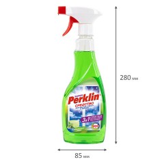 Средство для мытья стекол, зеркал, кафеля спрей/пена 500 мл, PERKLIN (ПЕРКЛИН) SUPER "Освежающий лайм", распылитель, 700630 - фото 5