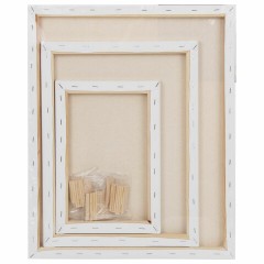 Холсты на подрамнике BRAUBERG ART CLASSIC, НАБОР 3 шт., 380 г/м2, 100% хлопок, среднее зерно, 191655 Холсты на подрамнике BRAUBERG ART CLASSIC, НАБОР 3 шт., 380 г/м2, 100% хлопок, среднее зерно, 191655 - фото 3