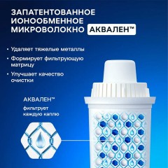Кувшин-фильтр для очистки воды АКВАФОР "Реал В15", 2,9 л, со сменной кассетой, салатовый, 210156 Кувшин-фильтр для очистки воды АКВАФОР "Реал В15", 2,9 л, со сменной кассетой, салатовый, 210156 - фото 14