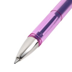 Ручки гелевые "BRAUBERG ULTRA GEL PASTEL", НАБОР 4 ШТУКИ, СИНИЕ, стандартный наконечник 0,5 мм, линия письма 0,35 мм, 144282 - фото 9