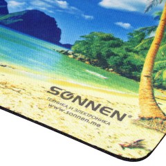 Коврик для мыши SONNEN "BEACH", резина + ткань, 260х220х3 мм, 513294 Коврик для мыши SONNEN "BEACH", резина + ткань, 260х220х3 мм, 513294 - фото 4
