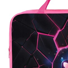 Папка на молнии с ручками BRAUBERG А4, 1 отделение, полиэстер, 80 мм, "Pink lava", 273299 - фото 5