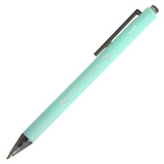Ручки шариковые автоматические BRAUBERG "VIVID PASTEL", СИНИЕ, НАБОР 4 ШТУКИ, soft-touch, пишущий узел 0,7 мм, линия письма 0,35 мм, 144408 - фото 6