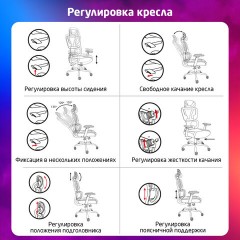 Кресло BRABIX PREMIUM "Toxin GM-520", синхромеханизм, экокожа/сетка/ткань, черное/красное, 532950 Кресло BRABIX PREMIUM "Toxin GM-520", синхромеханизм, экокожа/сетка/ткань, черное/красное, 532950 - фото 11