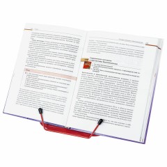 Подставка для книг и учебников BRAUBERG LINE+, металлическая, красная, европодвес, 238070 Подставка для книг и учебников BRAUBERG LINE+, металлическая, красная, европодвес, 238070 - фото 7