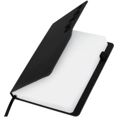 Ежедневник датированный 2026, А5, 150x213 мм, BRAUBERG "Up", под кожу, софт-тач, держатель для ручки, черный, 117116 - фото 4